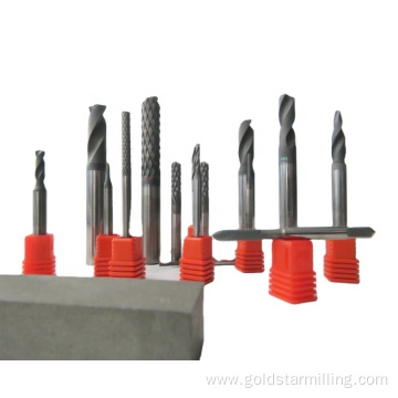 Carbide diamond coating flat endmill cutting tool